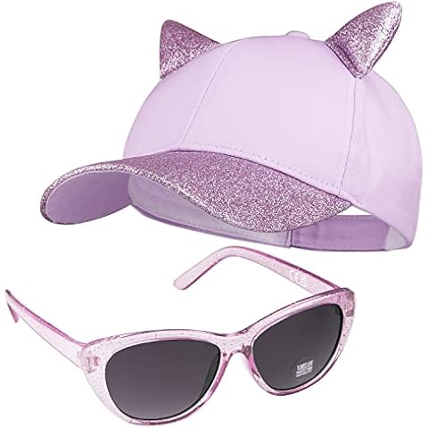 Gorra Niña con Gafas de Sol y Purpurina Cover
