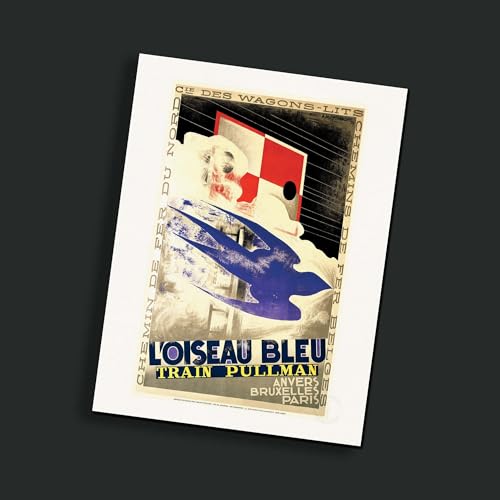 Affiche d’Art Cassandre Train Pullman en Édition Limitée sur Papier Hahnemühle Mat 200g