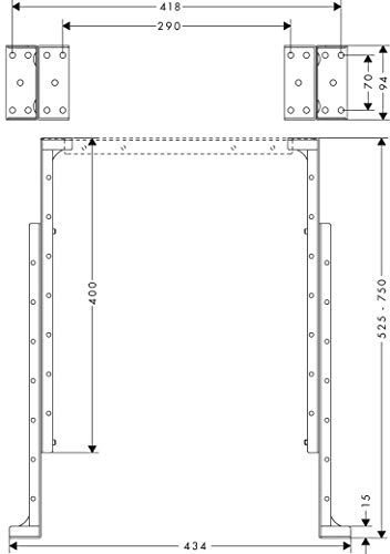 hansgrohe Schlauchbox (sBox) Montagewinkel (für Montageplatte Fliesenrandmontage) Mehrfarbig