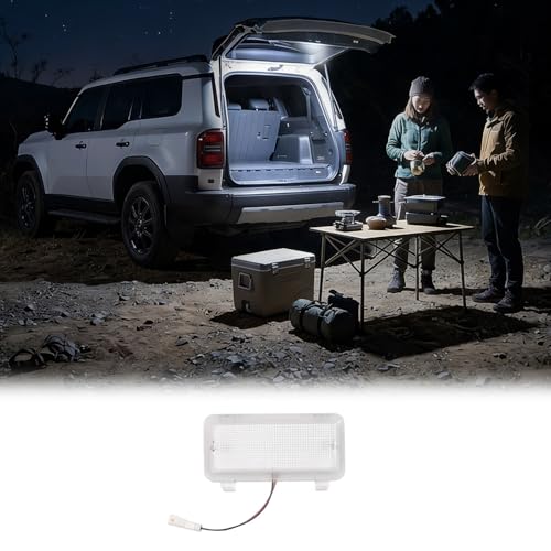 LaIIker Tailgate Decorative Lights for 2024-2026 Toyota Land Cruiser 250 1958 Prado Lc250 Trunk High Brightness LED Lighting Punch-Free Waterproof Interior Modification Accessories (Electric tailgate)