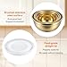 Meyeyaia Gold Mixing Bowls with Lids Set, 4pcs Gold Stainless Steel Nesting Salad Mixing Bowls with Lid, Large Golds Strainer Basket 1.5, 2.0, 2.5, 4.0 Qt for Mixings Serving Food