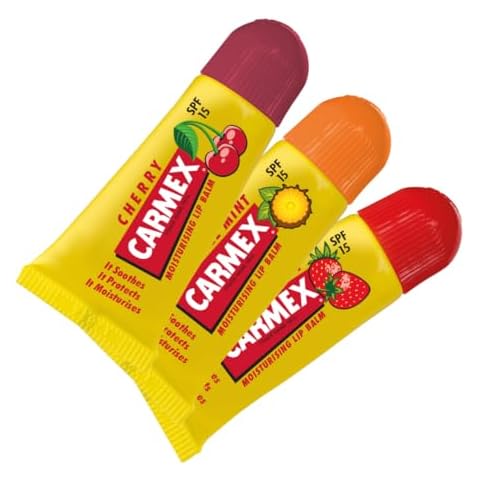 CARMEX Minis Lip Balm Trio Pack with SPF15 Cover