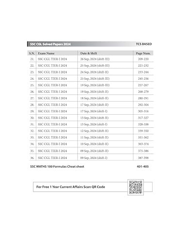 Image of Arihant SSC CGL Tier 1 Solved Papers 2026 | 36 Solved Papers Based on EDUQUITY & TCS | Official Answers | 3000+ Questions, Detailed Solutions | AI Connect Guide | English Medium