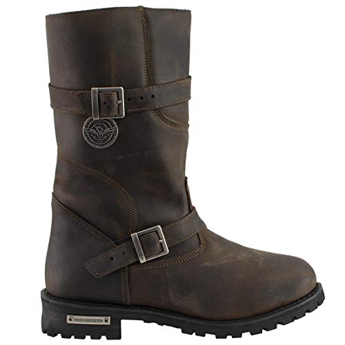 Milwaukee Leather MBL9363 Men'S Classic Distressed Brown Leather Motorcycle Engineer Boots Mbm9063-12 thumb #6