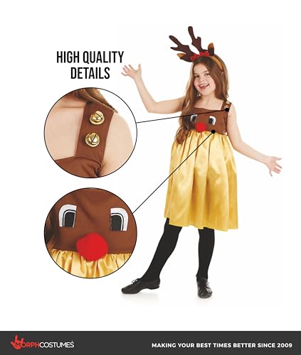Disfraz de Reno para Niñas divertido y cómodo miniatura 3