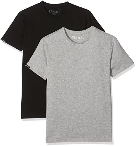 Kaporal - Camiseta De Manga Corta - Para Niño Gris 10 Años