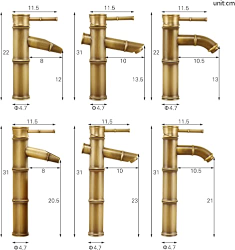 Robinet cascade en laiton anti-éclaboussure pour évier unique - 3