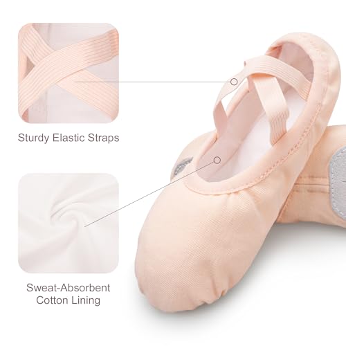 Stelle Women Ballet Shoes Highly Stretch Canvas Dance Slipper Yoga Shoes for Girls/Adults4