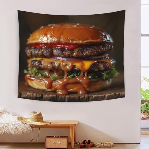 Tapisserie murale effet 3D Hambourg 180x230cm grand format en tissu