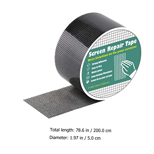 Holibanna 1Pc Reparação De Tela Subsídio De Reparo Adesivos Black Out Para Janelas Domésticas Fita P
