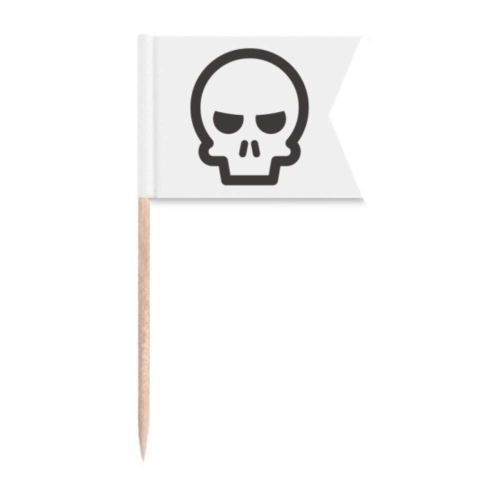 Drapeaux cure-dents chat pour apéritif Halloween et buffet de fête