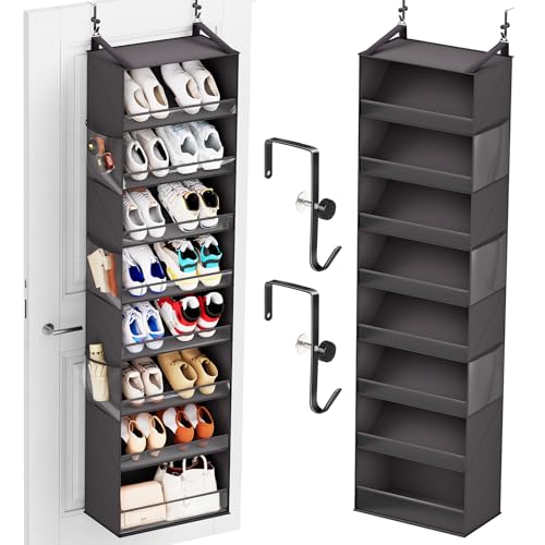 Ligereza Over the Door Shoe Organizer 8-Tier Hanging Shoe...