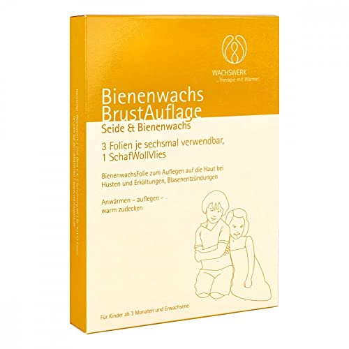 BIENENWACHS BRUSTAUFLAGE Scha/Woll/Vlies 3 St