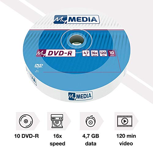 MyMedia DVD R 4 7 Go Vitesse 16x - vue 5