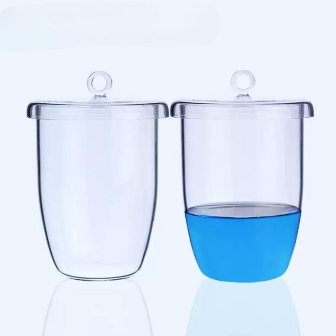Tiegel aus Quarzglas mit Deckel – langlebiges Labortestgerät for die industrielle Analyse – 20 ml bis 2000 ml(150ml)