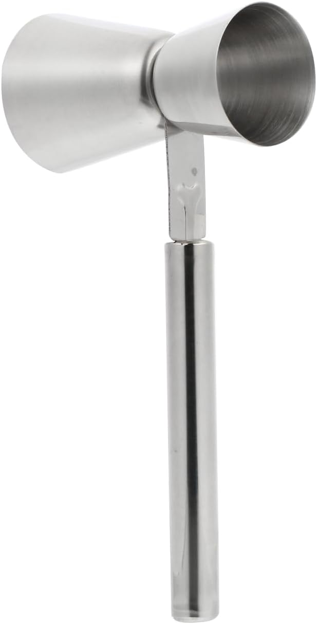 Osaladi Stainless Steel Double Jigger Solid Handle Silver