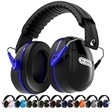 Dr.meter Noise Reduction Ear Muffs, SNR31dB Hearing Protection Sensory Earmuffs, Noise Cancelling Headphones for Adults Ear Protection for Gun Range, Yard Work, Mowing, Monster Truck, Fireworks