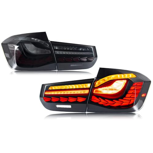 Feux arrière LED BMW F30 M3 optiques arrières noirs tuning 2011-2018