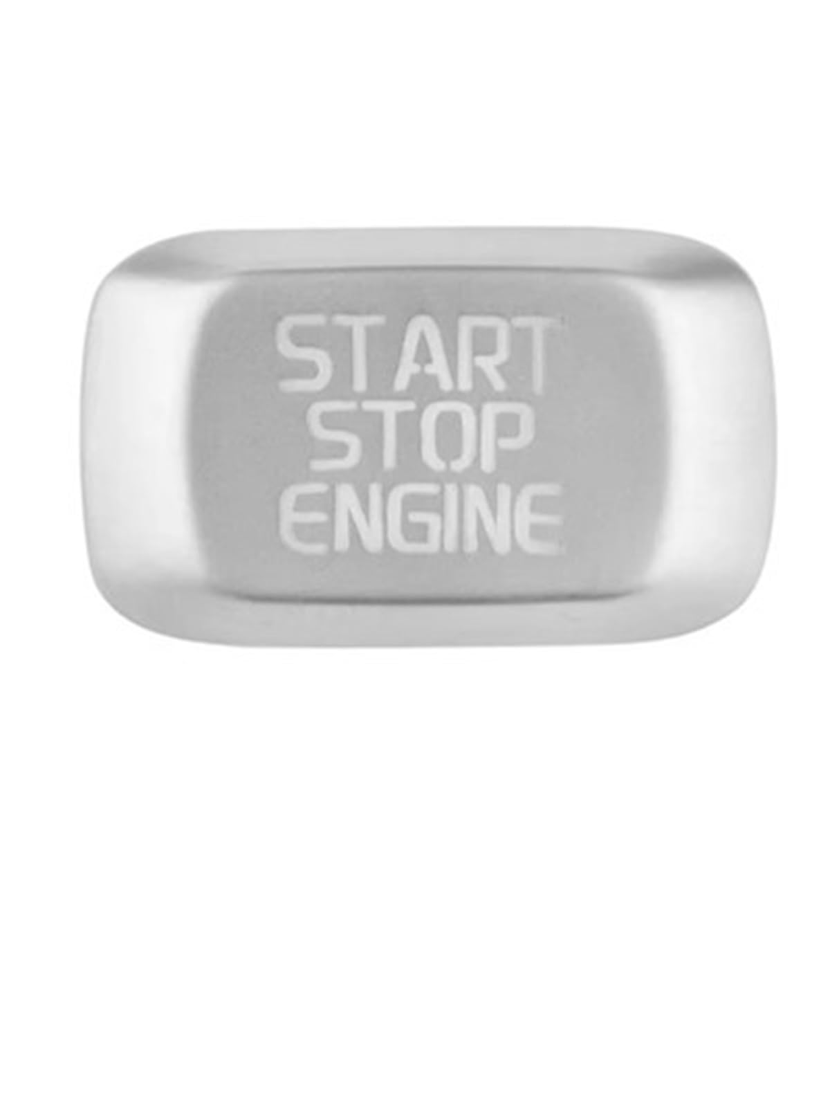 Button Trim Compatible with Volvo V40 V60 S60 S60L XC60 S80L S80 2014 2015 Car Engine Start/Stop Switch Sticker(Start Button Silver)