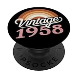 Photo Gallery nato nel 1958, vintage best of 1958 popsockets popgrip adesivo Photo Gallery nato nel 1958, vintage best of 1958 popsockets popgrip adesivo