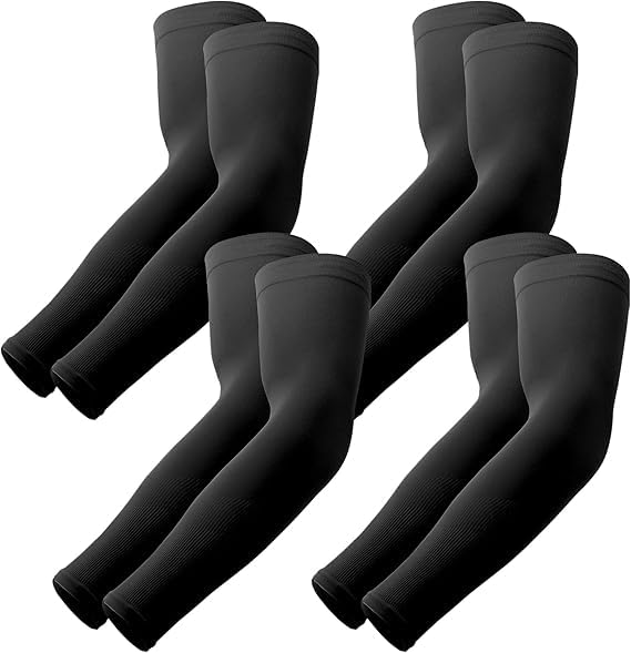 Image of Luminex Commerce Cooling Arm Sleeves for Men & Women, UV Sun Protection Hand Sleeves, Cricket, Motorcycle, Golf