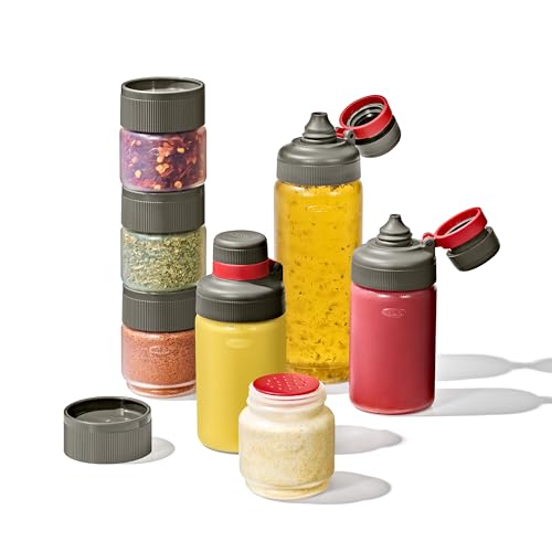 Image of OXO Outdoor 7-Piece Spice Shaker & Squeeze Bottle Set | 7-Piece
