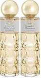 PARFUMS SAPHIR Donna - Eau De Parfum Con Vaporizador Para Mujer, One size, 200 ml (Paquete de 2)