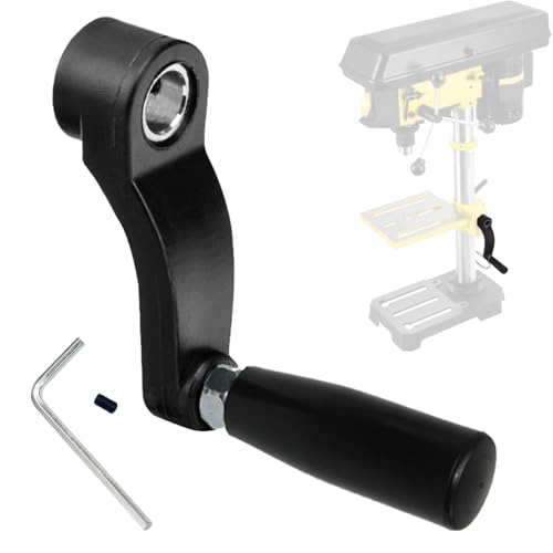 SHJDHX 514007742 10601009A1 Drill Press Crank Handle Compatible with Sears Craftsman and Most 9-16 (14mm) Crank Handle, 360° Rotatable