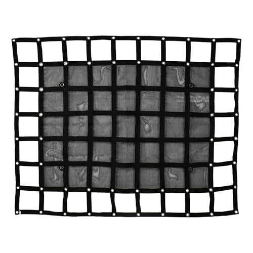 Heavy Duty Truck Bed Cargo Net 57 x 72 in with Adjustable Cam Buckles