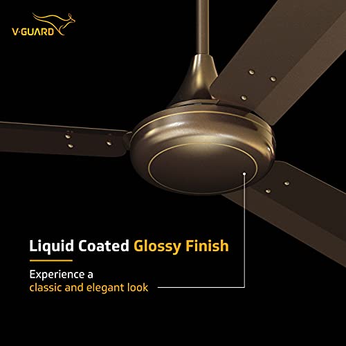 Image of V-Guard Gatimaan Pro Ultra High Speed Ceiling Fan ; Sweep :1200 mm (Pearl Brown)