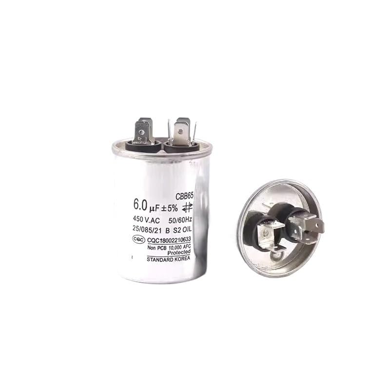 CBB65 AC Motor Capacitor Air Conditioner Compressor Start Capacitor 450VAC 5uF 20uF 25uF 30uF 35uF 40uF 45uF 50uF 60uF 70uF 5%(15UF)