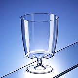  Copas de plástico desechables, 230 ml, para vino caliente, 100 unidades