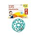 Bright Starts Oball Easy-Grasp Rattle BPA-Free Infant Toy in Teal, Age Newborn and up, 4 Inches