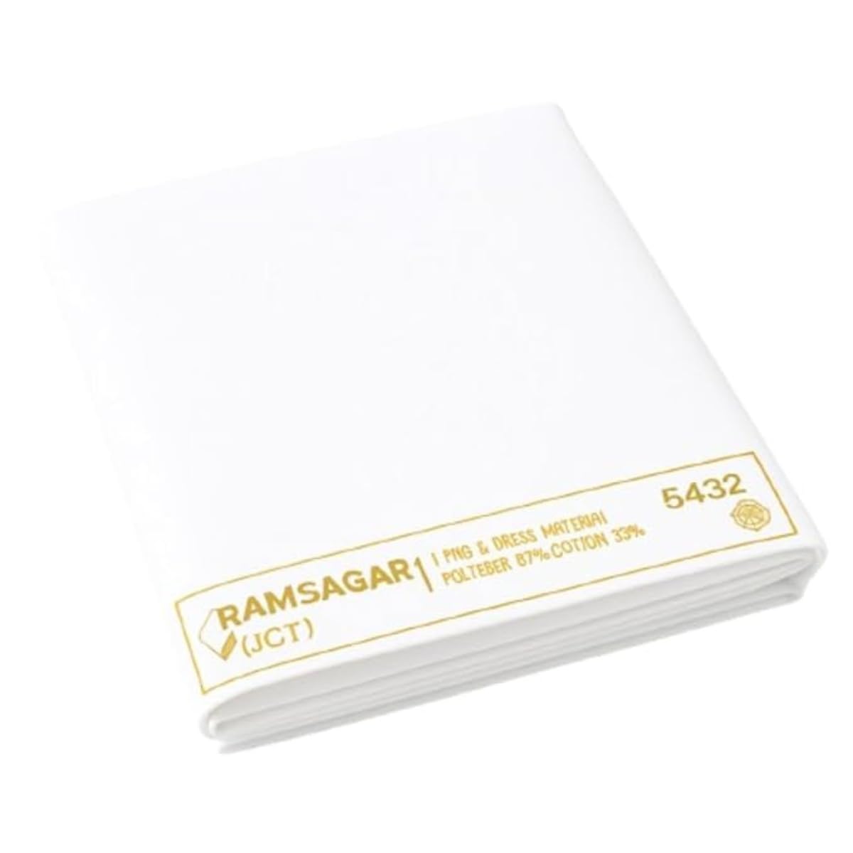 RAMSAGAR White Polycotton Shirting & Dress Material (JCT) | Blended Polyester 67% Cotton 33% Span x Span Fabric – Premium Tailoring Cloth-image-7
