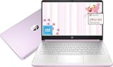 HP 14' Laptop Sleek Design for Studying and Collaboration, Intel Quad-Core N150(N4120), 1 Year Office 365, 16GB RAM, 384GB Storage(128GB UFS + 256GB SD Card), Wi-Fi 6, Webcam, USB C, Win 11S