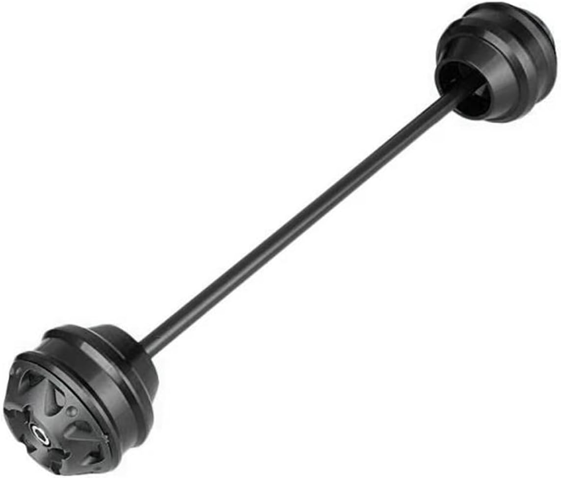 Motorcycle Wheel Protector for DUACTI 1198/R/S/SP 2009-2012 Motorcycle Front & Rear Axle Fork Crash Sliders Wheel Protector(Front Wheel Black)