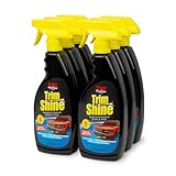 Stoner Car Care 92034-6PK Trim Shine – Black Trim and Plastic Restorer for Cars – Vinyl and Plastic Trim Protectant Coating for Interior and Exterior Use – Water-Based Formula – 22 fl oz (Pack of 6)