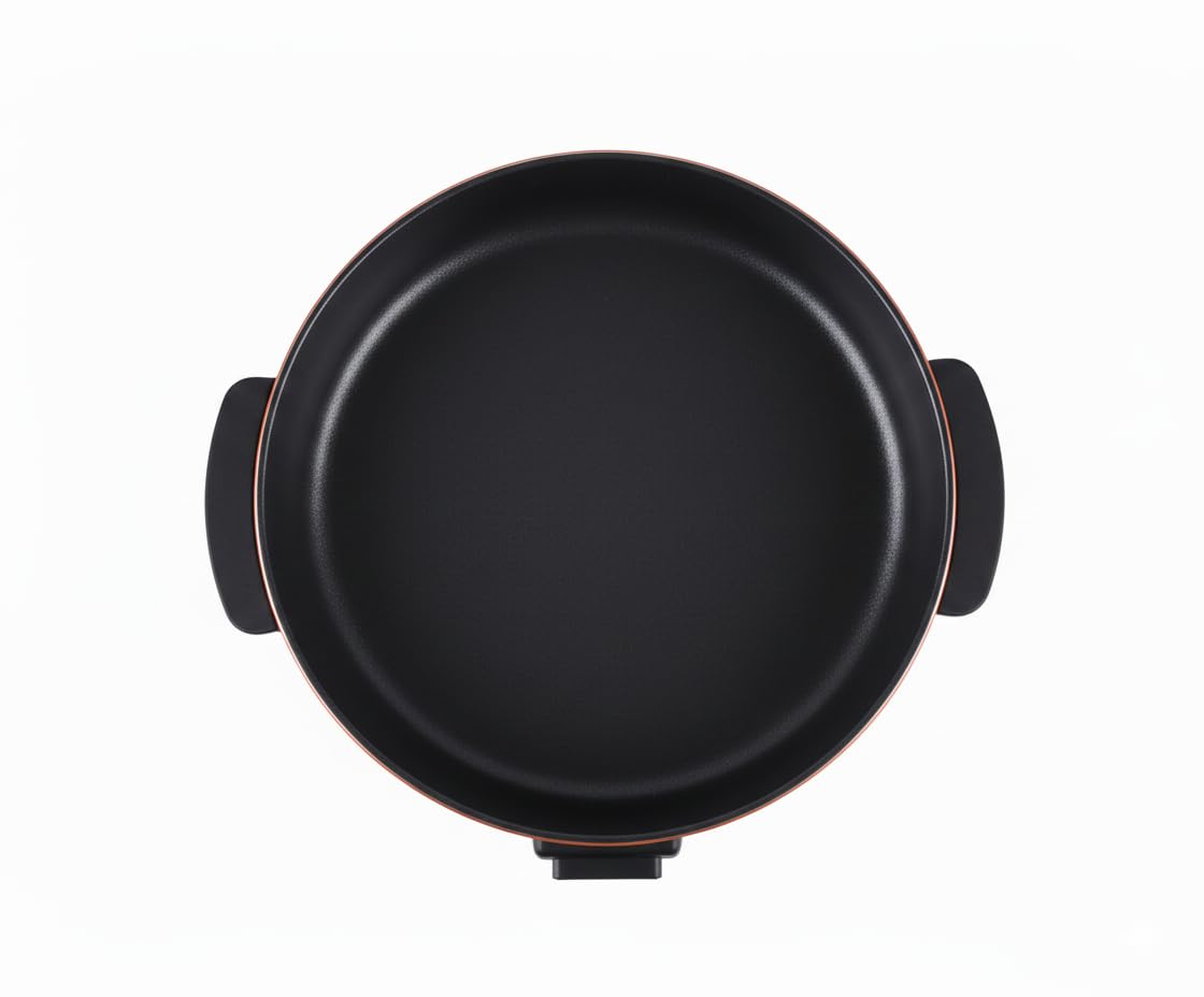 Paellero Electrico 36x7 cm | Sarten Electrica Pizzapan Antiadherente 1500W | Cazuela Multiusos | Sartena Electrica Multifuncion | Temperatura hasta 250ºC | Capa antiadherente para una mayor duración.