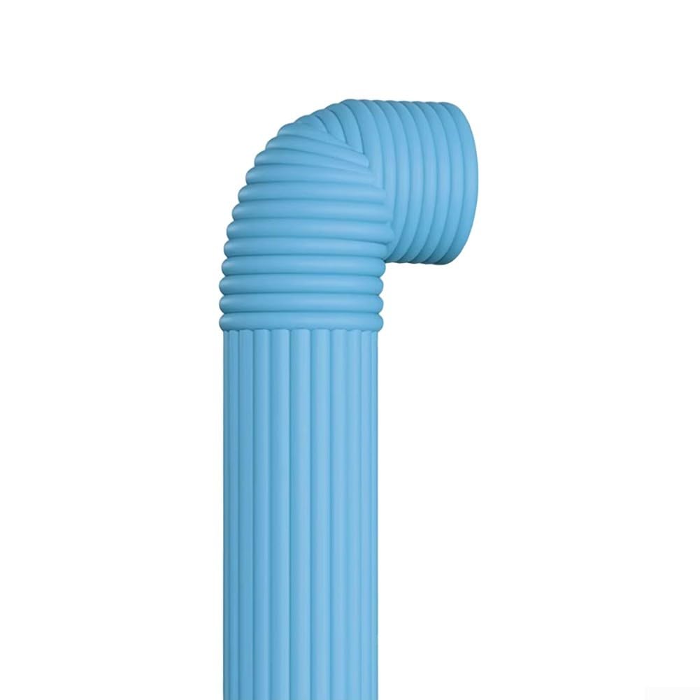 Foam Pipe Insulation Water Pipe Insulation Cover, Outdoor Water Pipe Anti-Freezing Strip Winter Insulation Tape 2m×8cm(Blue)
