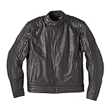 Indian Motorcycle Men's Leather Denton Jacket, Black - L