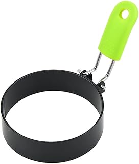 Egg Muffin Mould Rings Non Stick Round Metal Rings for Egg Frying Shaping Pancak