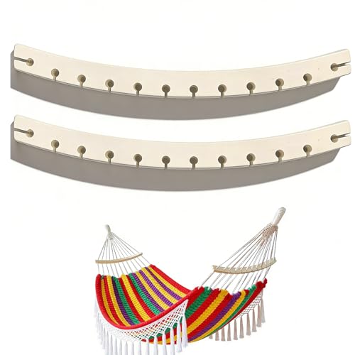 DHSUN 2 Pack Wooden Hammock Spreader Bar, Detachable...