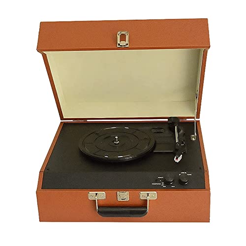 AURADO Phonographe créatif Antique Bluetooth Audio Vinyle Tourne-Disque PU rétro phonographe en Bois européen (Tourne… - Les Beatles, Paul McCartney, John Lennon, RIngo Starr, George Harrison AURADO Phonographe créatif Antique Bluetooth Audio Vinyle Tourne-Disque PU rétro phonographe en Bois européen (Tourne…