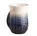 Hand Warmer Mug, Ceramic and Hand Painted - Contoured Pocket will Hold Warmth From The Heat Of Your Drink To Keep Your Fingers Warm, Comfy Handwarmer Gift, Winter Stocking Stuffer Gifts - Right Handed