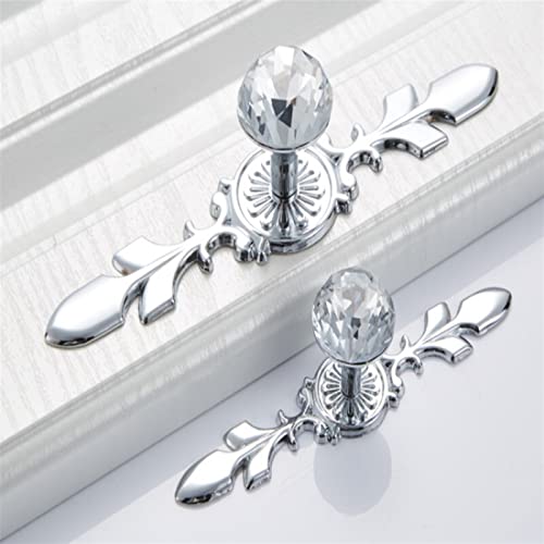 Poignées boule de cristal argenté JCAKES boutons de tiroir pour meuble cuisine - 2