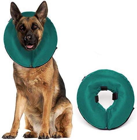 ProCollar Protective Inflatable Recovery Collar for Dogs and Cats - Soft Pet Collar Does Not Block Vision E-Collar - Designed for Pets from Touching Stitches, Wounds and Rashes (X-Large)