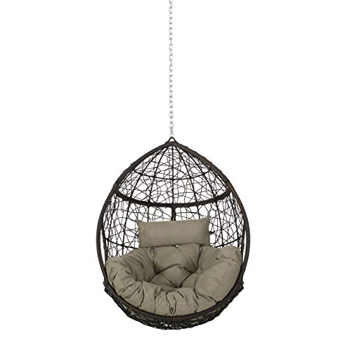 Christopher Knight Home Marcelina Rattan Hanging Egg Chair