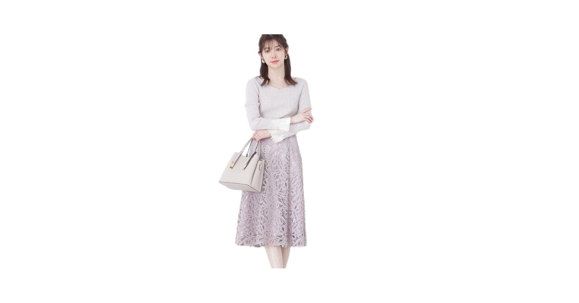 未使用 プロポーションボディドレッシング　リボンチュールフレアスカート　M リボンチュールフレアスカート | PROPORTION BODY DRESSING