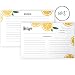 Outshine 50 Ct Fruit Lemon Orange Recipe Cards for Recipe Box | 4x6 Blank Recipe Cards| Double Sided Thick Card Stock Wont Smear (Fruit 50ct)