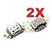 ePartSolution_2X USB Charger Charging Port Dock Connector USB Port for Amazon Kindle Fire 7 SR043KL Replacement Part USA Seller